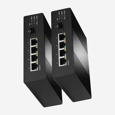 IP30 Industrial 100 Mbps Ethernet Switch With 1 SFP 4 RJ45 Ports