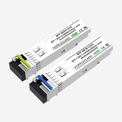 LC 20km SFP Transceiver Module 1550nm Plug And Play