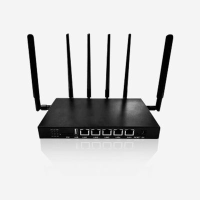 1200M Industrial Dual Band Smart 5G Gigabit Router Iron Shell Desktop / Wall Hanging
