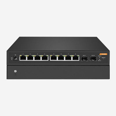 Link Aggregation, 8 10/100/1000M RJ45 And 2 1000M SFP Smart Switch Desktop For Home