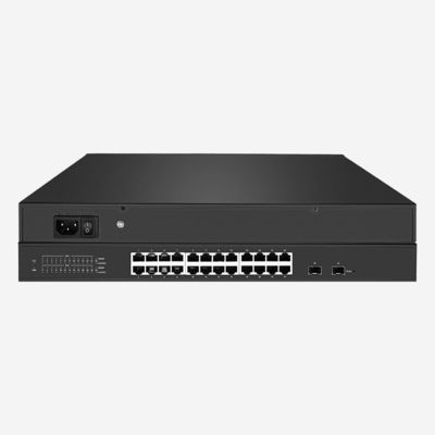400 W 24 Multi-Port 10/100/1000Mbps Smart PoE Switch With 4 Gigabit SFP Ports