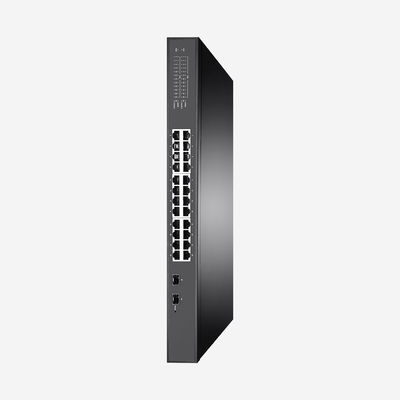 400W 24 Port Unmanaged PoE Switch With 2 SFP Ports SR-SG1226FP