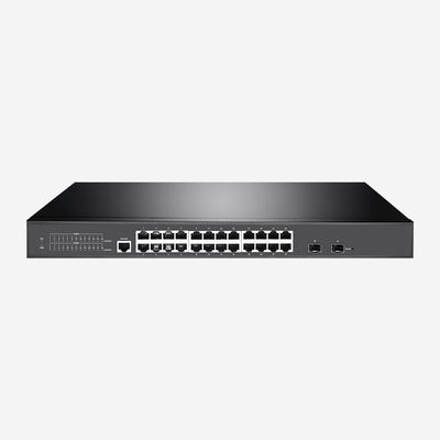 VLAN, ACL, IGMP Snooping Layer 2+ Switch Gigabit 24 Port Ethernet Fully Managed Switch With 2SFP