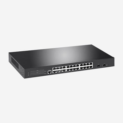 VLAN, ACL, IGMP Snooping Layer 2+ Switch Gigabit 24 Port Ethernet Fully Managed Switch With 2SFP
