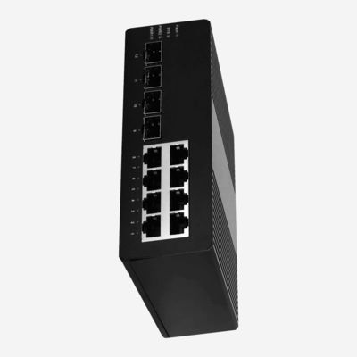 ERPS Fast Ring Layer 2+ Network Switch With 8 Ports And 4 SFP Fiber Ports, ACL, QoS