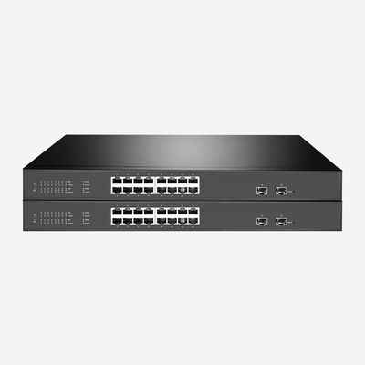 L2 16 Port Web Smart Switch 230W With 2 Gigabit SFP Ports SR-SG2218FP