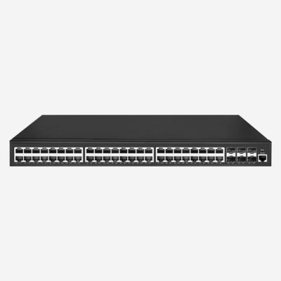 400W Layer 3 POE Switch 6 10G SFP+ Slots 48 Gigabit RJ45 Auto Sensing Ports