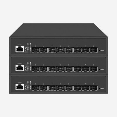 Aumente sua rede com 10GB Layer 3 Switch, 8 portas SFP 10G, IPv4/IPv6, ARP estático