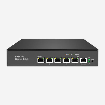 5 10G Adaptive RJ45 Seamless Connectivity 10gb Layer 3 Switch With QoS / VLAN Support