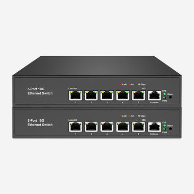 ACL / QoS / VLAN suportado Switch de 10 GB com 5 portas RJ45 100M/1000M/2.5G/5G/10Gbps