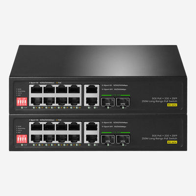 GIGA Velocidade Switch Ethernet não gerenciado 10/100/1000 Mbps Velocidade de porta Jumbo Frame Suporte de economia de espaço Design 200mm X 118mm X 44mm