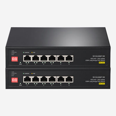 DIP Switch 6 Port Gigabit Switch não gerenciado 12Gbps Capacidade de comutação ideal para necessidades de pesquisa B2B